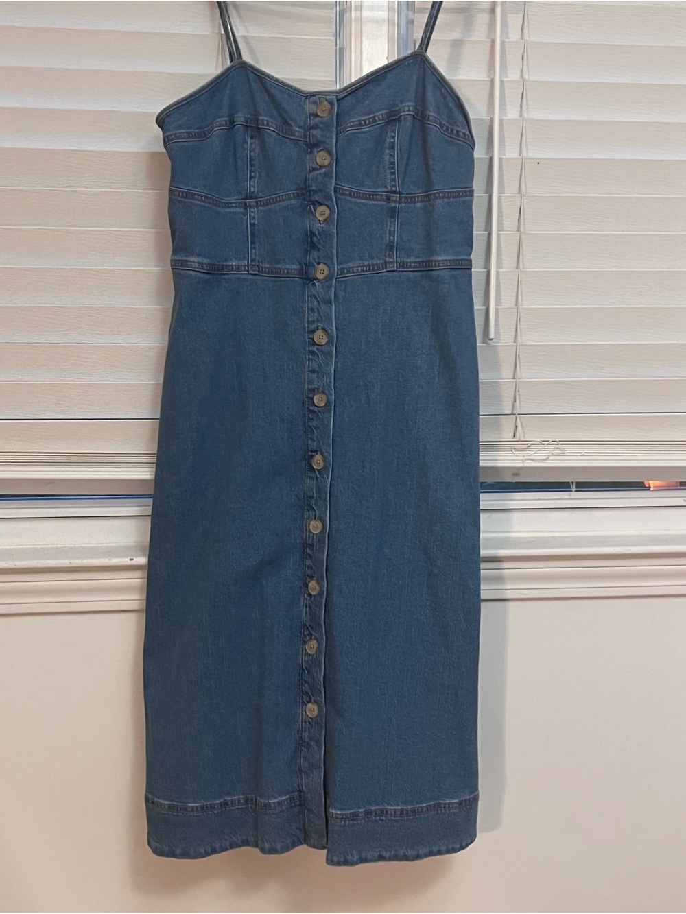 Universal thread Denim Button-Front Dress